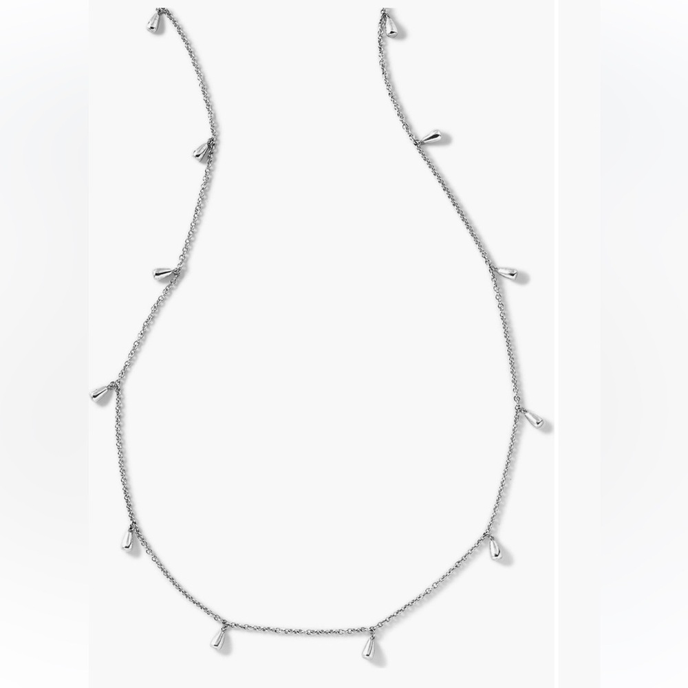 Rare Ippolita Nwot Sterling Silver Classico Long Rose Petal Necklace 570$